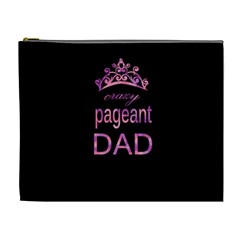 Crazy Pageant Dad Cosmetic Bag (xl) by Valentinaart