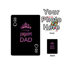 Crazy Pageant Dad Playing Cards 54 (mini)  by Valentinaart