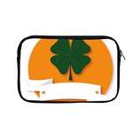 St Patricks Day Ireland Clover Apple MacBook Pro 13  Zipper Case Front