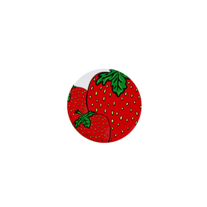 Strawberry Holidays Fragaria Vesca 1  Mini Buttons