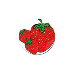 Strawberry Holidays Fragaria Vesca Golf Ball Marker by Nexatart