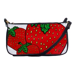 Strawberry Holidays Fragaria Vesca Shoulder Clutch Bags by Nexatart