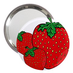 Strawberry Holidays Fragaria Vesca 3  Handbag Mirrors