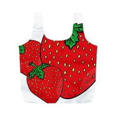 Strawberry Holidays Fragaria Vesca Full Print Recycle Bags (m) 