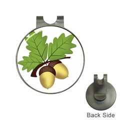 Acorn Hazelnuts Nature Forest Hat Clips With Golf Markers by Nexatart