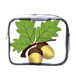 Acorn Hazelnuts Nature Forest Mini Toiletries Bags Front