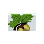 Acorn Hazelnuts Nature Forest Cosmetic Bag (XS) Front