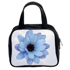 Daisy Flower Floral Plant Summer Classic Handbags (2 Sides) by Nexatart
