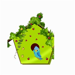 Bluebird Bird Birdhouse Avian Small Garden Flag (two Sides)