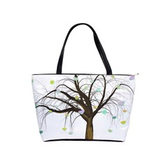 Tree Fantasy Magic Hearts Flowers Shoulder Handbags