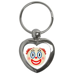 Clown Funny Make Up Whatsapp Key Chains (heart) 