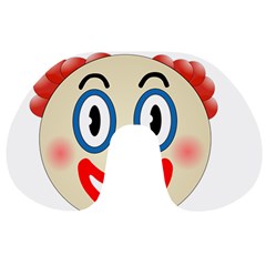 Clown Funny Make Up Whatsapp Travel Neck Pillows by Nexatart
