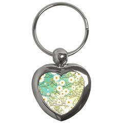 Springtime Scene Key Chains (heart)  by linceazul