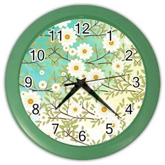 Springtime Scene Color Wall Clocks