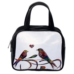 Birds Abstract Exotic Colorful Classic Handbags (one Side) by Nexatart