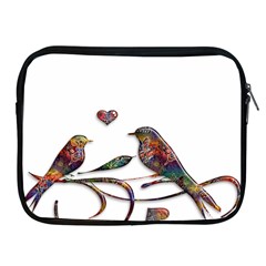 Birds Abstract Exotic Colorful Apple Ipad 2/3/4 Zipper Cases by Nexatart