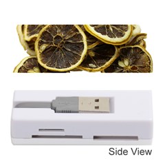 Lemon Dried Fruit Orange Isolated Memory Card Reader (Stick) 