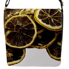 Lemon Dried Fruit Orange Isolated Flap Messenger Bag (S)