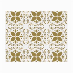 Pattern Gold Floral Texture Design Small Glasses Cloth