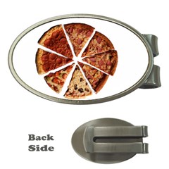 Food Fast Pizza Fast Food Money Clips (oval)  by Nexatart