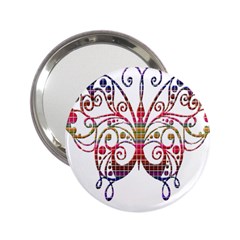 Butterfly Nature Abstract Beautiful 2 25  Handbag Mirrors