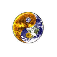 Design Yin Yang Balance Sun Earth Hat Clip Ball Marker (4 Pack) by Nexatart