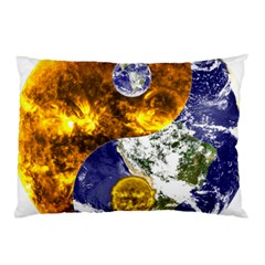 Design Yin Yang Balance Sun Earth Pillow Case