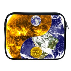 Design Yin Yang Balance Sun Earth Apple Ipad 2/3/4 Zipper Cases by Nexatart