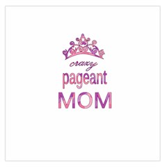 Crazy Pageant Mom Large Satin Scarf (square) by Valentinaart
