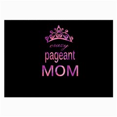 Crazy Pageant Mom Large Glasses Cloth (2-side) by Valentinaart