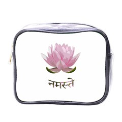 Namaste - Lotus Mini Toiletries Bags by Valentinaart