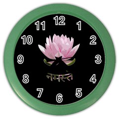 Namaste - Lotus Color Wall Clocks