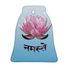 Namaste - Lotus Bell Ornament (two Sides) by Valentinaart