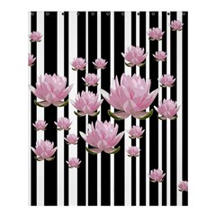 Namaste - Lotus Shower Curtain 60  X 72  (medium)  by Valentinaart