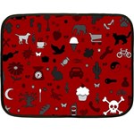 Rebus Fleece Blanket (Mini) 35 x27  Blanket