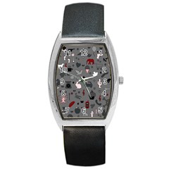 Rebus Barrel Style Metal Watch by Valentinaart