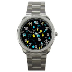 Rebus Sport Metal Watch by Valentinaart