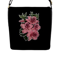 Orchid Flap Messenger Bag (l)  by Valentinaart