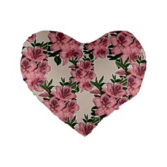 Orchid Standard 16  Premium Heart Shape Cushions by Valentinaart