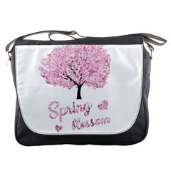 Spring Blossom  Messenger Bags by Valentinaart