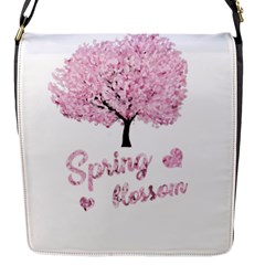 Spring Blossom  Flap Messenger Bag (s) by Valentinaart