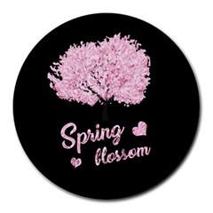 Spring Blossom  Round Mousepads