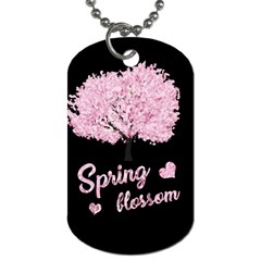 Spring Blossom  Dog Tag (two Sides) by Valentinaart