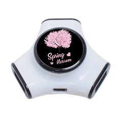 Spring Blossom  3-port Usb Hub by Valentinaart