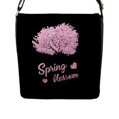 Spring Blossom  Flap Messenger Bag (l)  by Valentinaart