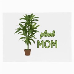 Plant Mom Large Glasses Cloth by Valentinaart