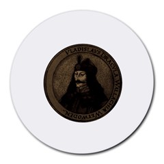 Count Vlad Dracula Round Mousepads by Valentinaart