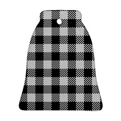 Plaid Pattern Ornament (bell) by ValentinaDesign