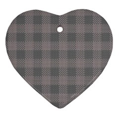 Plaid pattern Ornament (Heart)