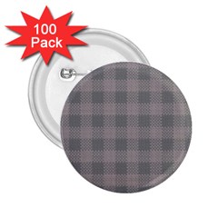 Plaid pattern 2.25  Buttons (100 pack) 